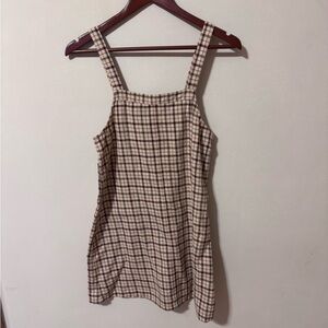 American Eagle Outfitters Beige Plaid Camisole